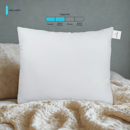 2 PACK ALMOHADA ESSENCE SEMI FIRME KING SIZE WHITE RABBIT
